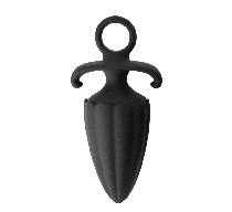 dildo-anal-ring-handle-black
