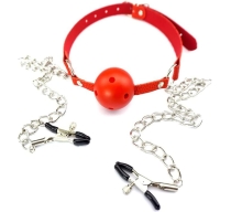 accesoriu-fetish-gag-and-nipple-clamps-red