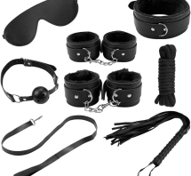 set-accesorii-fetish-yes-master-8pcs-black