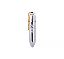 ammunition-bullet-vibrator-with-chain-silver