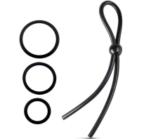 set-inele-penis-adjustable-fit-4pcs-black