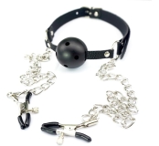 accesoriu-fetish-gag-and-nipple-clamps-black