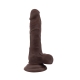 Dildo Rosy Flatterer Brown 18.5cm
