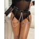 Accesoriu fetish Eross Punk Bodychain M Negru